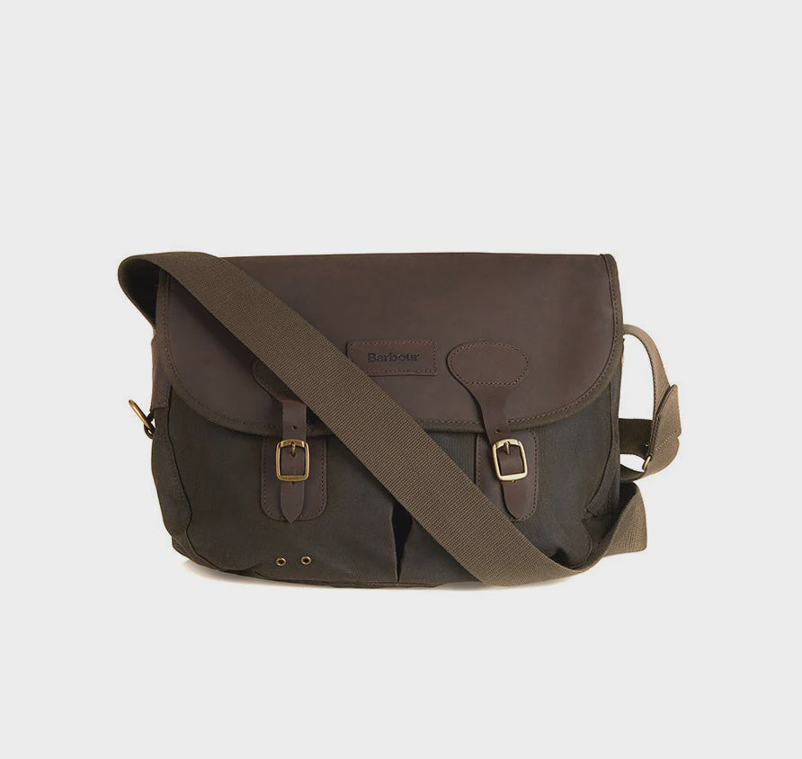 Wax Leather Tarras Bag - Olive