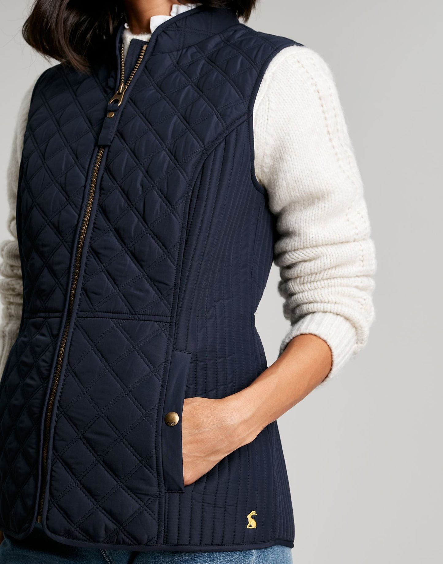 Minx Quilted Gilet - Marine Navy