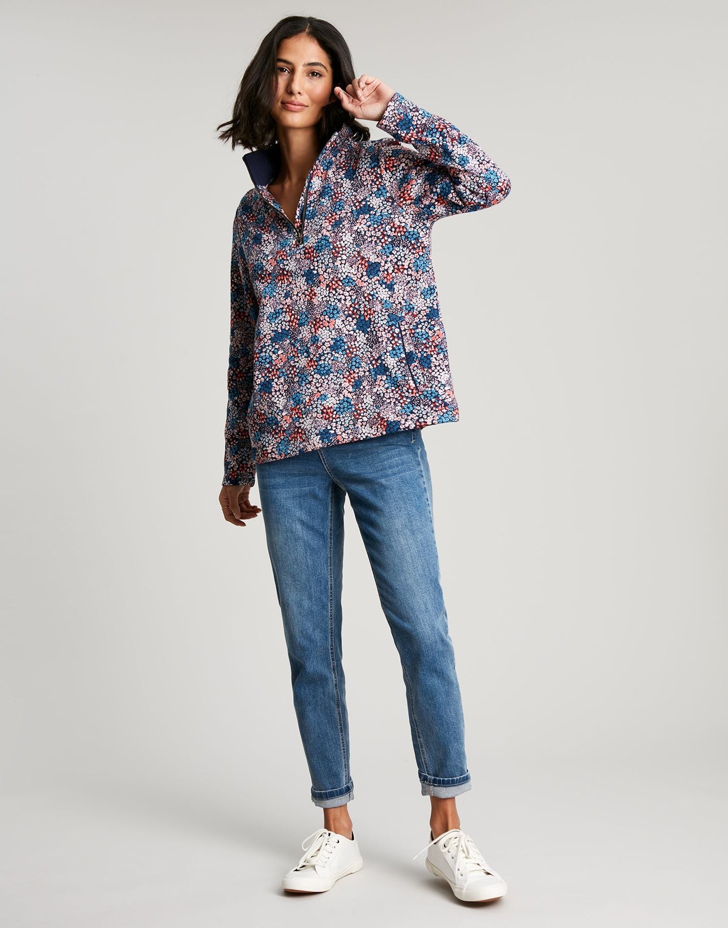 Joules - Women's Pip Print Sweatshirt - NAVY DITSY