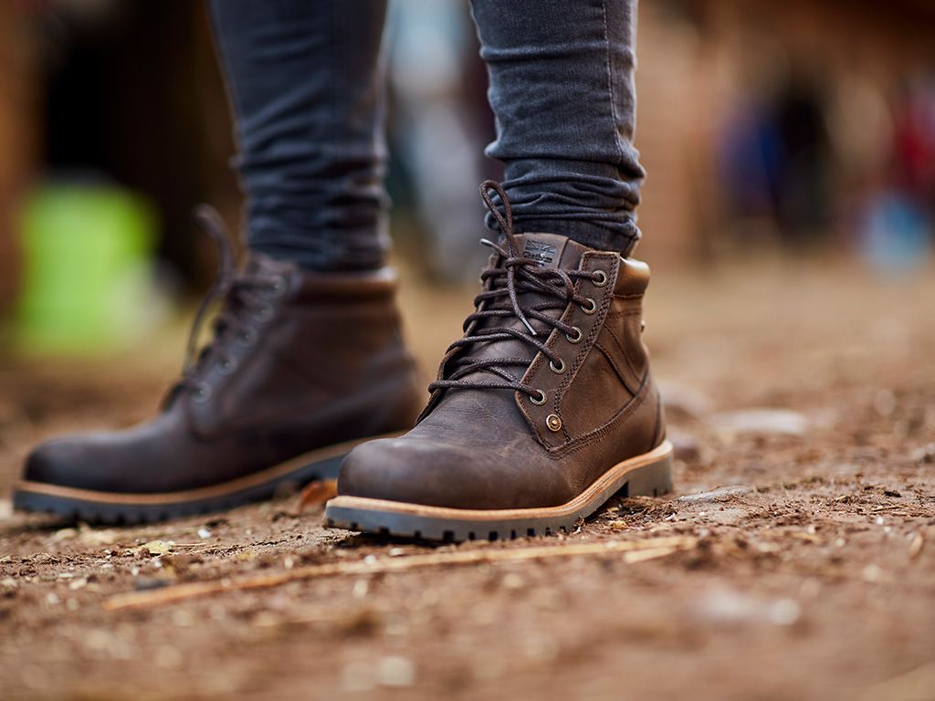 Men's Grampian Shoes - Dark Brown