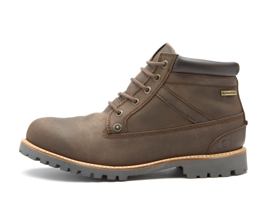 Men's Grampian Shoes - Dark Brown